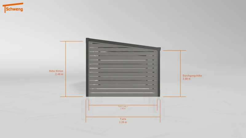 #DE Schweng Pultdachcarport S400 (ID 9wv4dv)