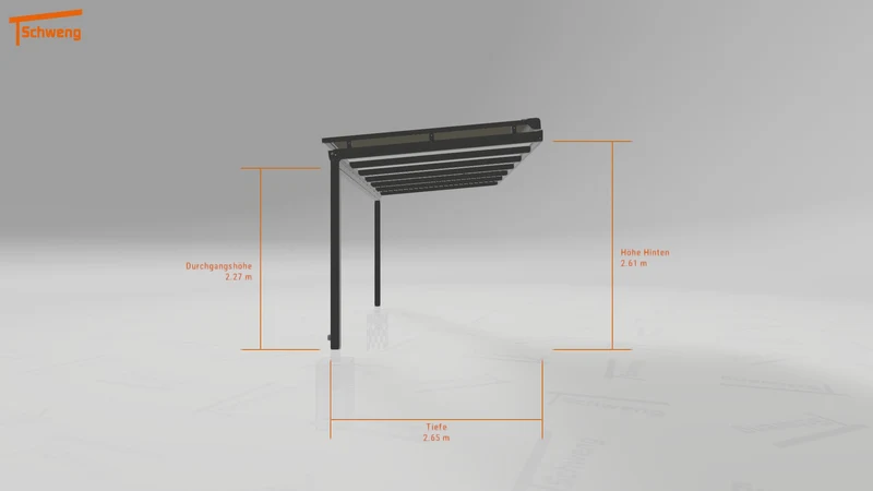 #DE Schweng Terrassenüberdachung S350 (ID 2q84gb)