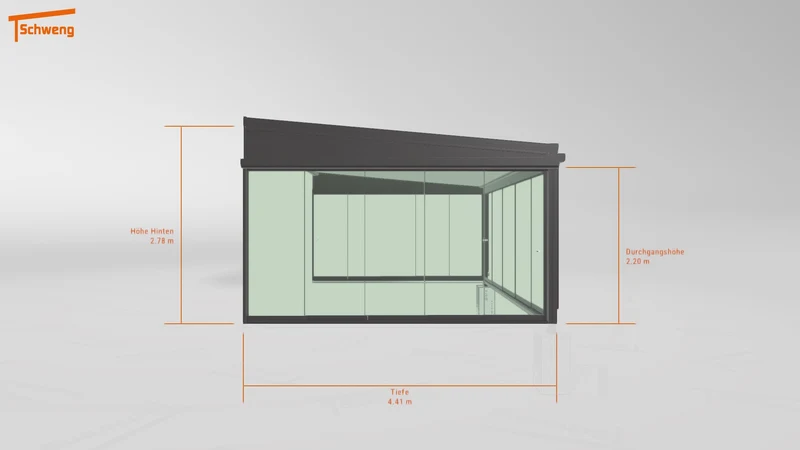 #DE Schweng Terrassenüberdachung S400 (ID v47gdb)