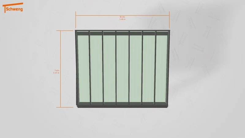 #DE Schweng Terrassenüberdachung S400 (ID v47gdb)