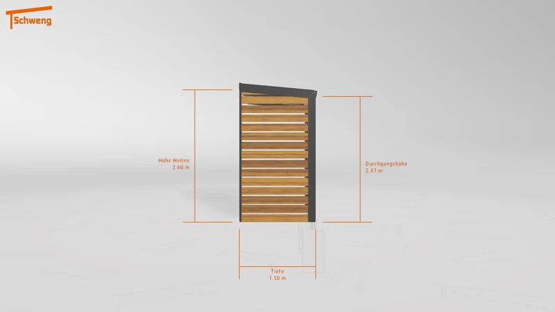 #DE Schweng Terrassenüberdachung S350 (ID jj8mnw)
