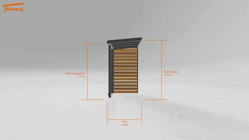 #DE Schweng Terrassenüberdachung S350 (ID jj8mnw)