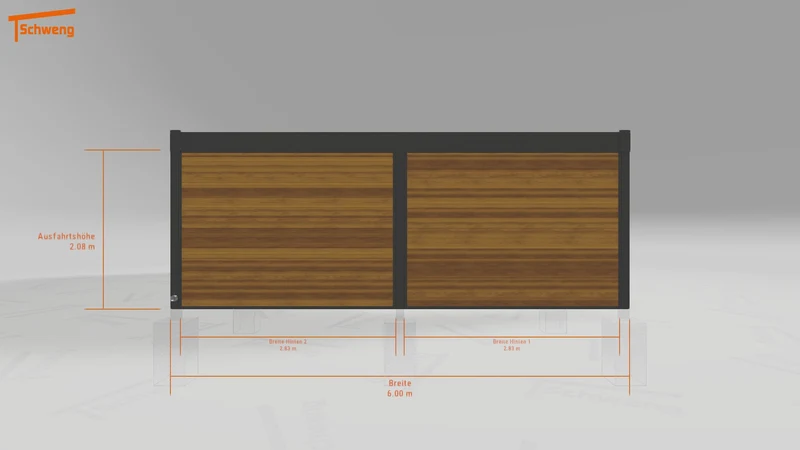 #DE Schweng Flachdachcarport C600+ (ID jj874q) #MTG