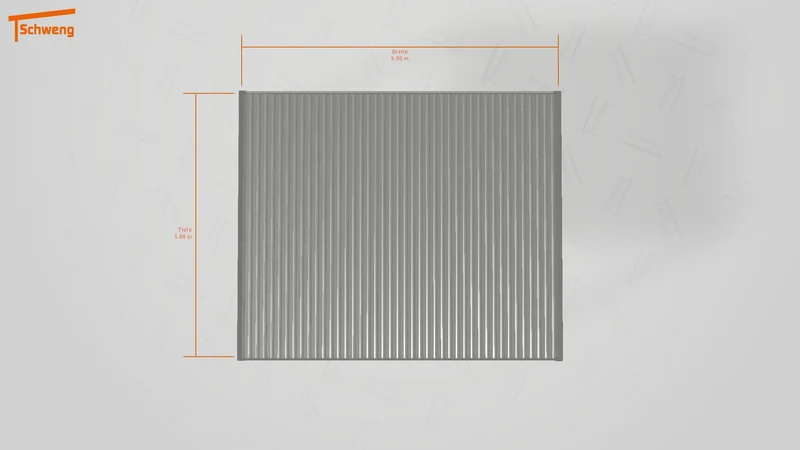 #DE Schweng Flachdachcarport C600 (ID k2jmkd)