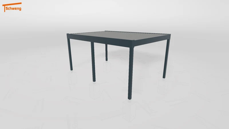 #DE Schweng Flachdachcarport C600 (ID v47bqb)