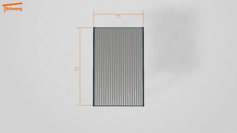 #DE Schweng Flachdachcarport C600 (ID v47bqb)