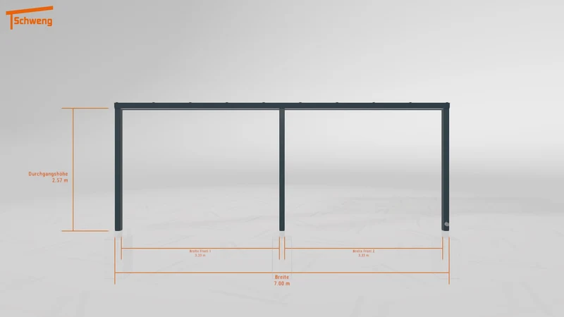 #DE Schweng Pultdachcarport S350 (ID jj8knm)