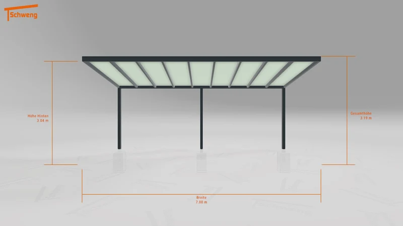 #DE Schweng Pultdachcarport S350 (ID jj8knm)