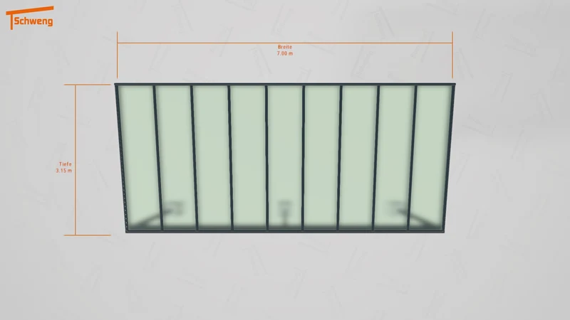#DE Schweng Pultdachcarport S350 (ID jj8knm)