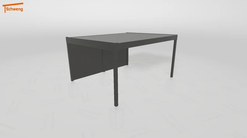 #DE Schweng Flachdachcarport C600 (ID ygj38k)