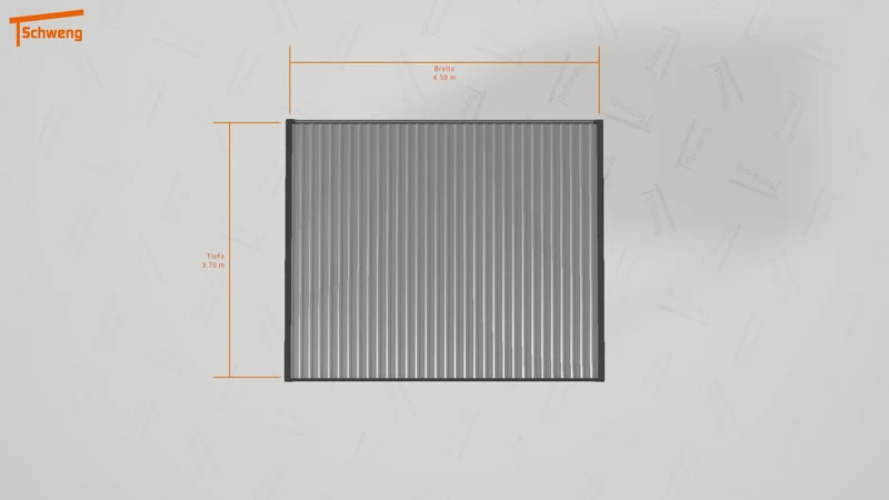 #DE Schweng Flachdachcarport C600 (ID ygj38k)