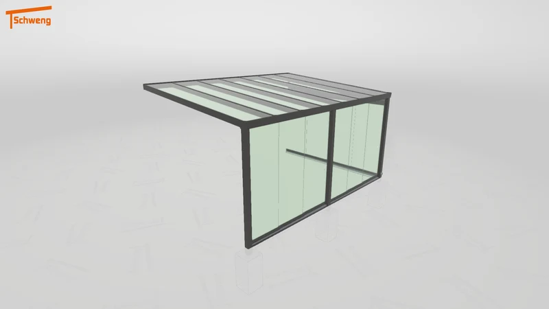 #DE Schweng Terrassenüberdachung S400 (ID n5mg75)