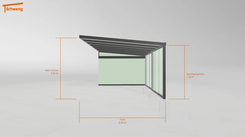 #DE Schweng Terrassenüberdachung S400 (ID n5mg75)