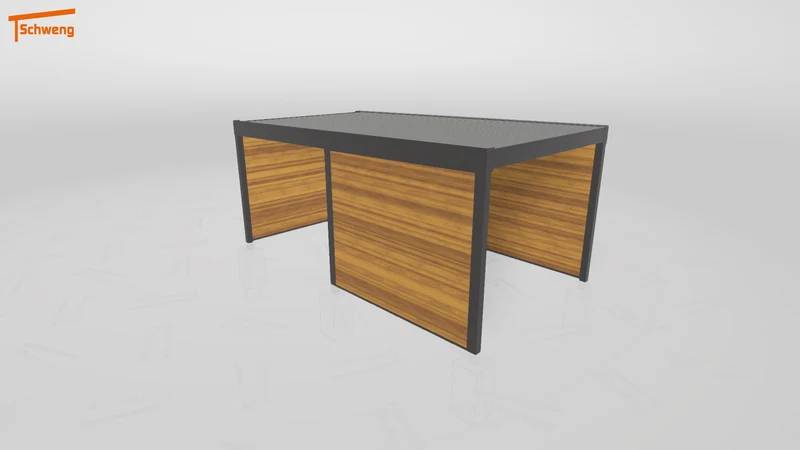 #DE Schweng Flachdachcarport C600+ (ID v47v5y) #MTG