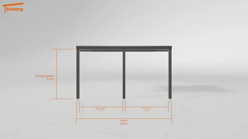 #DE Schweng Terrassenüberdachung S400 (ID 85pj3r)