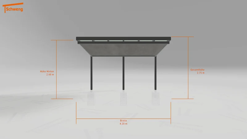 #DE Schweng Terrassenüberdachung S400 (ID 85pj3r)