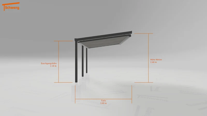 #DE Schweng Terrassenüberdachung S400 (ID 85pj3r)