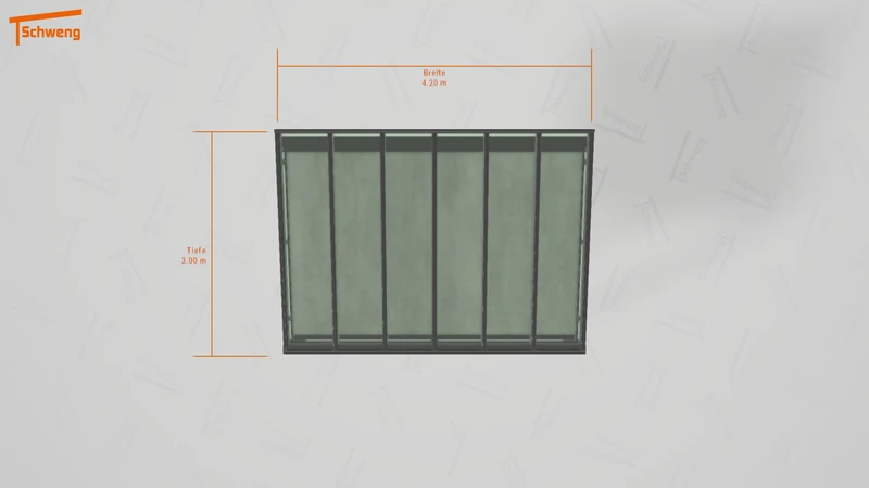 #DE Schweng Terrassenüberdachung S400 (ID 85pj3r)