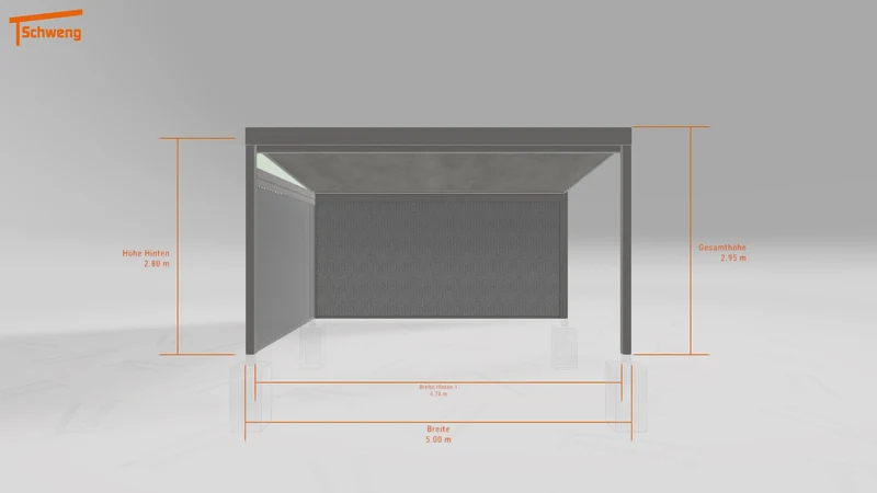 #DE Schweng Terrassenüberdachung S350 (ID ygjzxz)