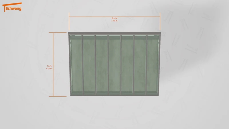 #DE Schweng Terrassenüberdachung S350 (ID ygjzxz)
