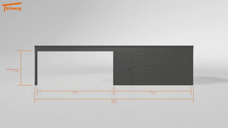 #DE Schweng Pultdachcarport S350 (ID dvndbr) #MTG