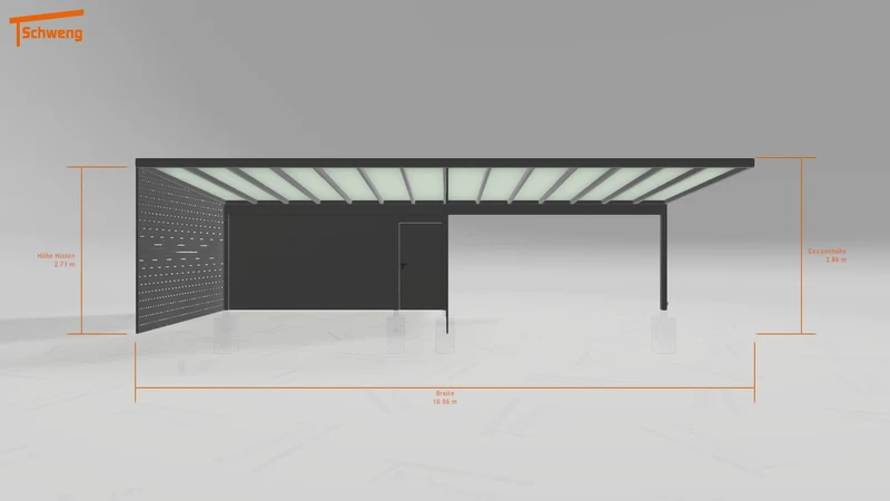 #DE Schweng Pultdachcarport S350 (ID dvndbr) #MTG