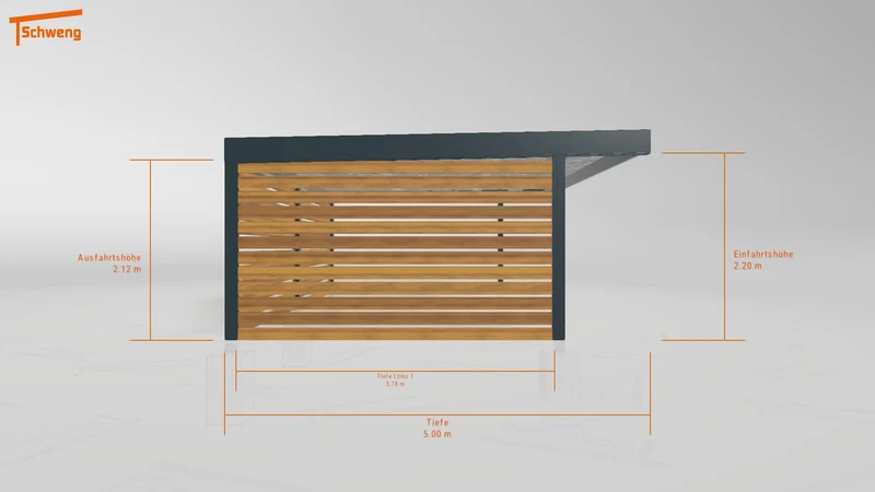 #DE Schweng Flachdachcarport C600 (ID bkpzwv) #MTG