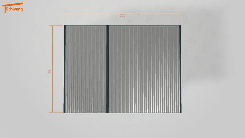 #DE Schweng Flachdachcarport C600+ (ID 77bxrj) #MTG
