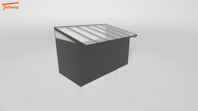 #DE Schweng Terrassenüberdachung S350 (ID zbwr75)