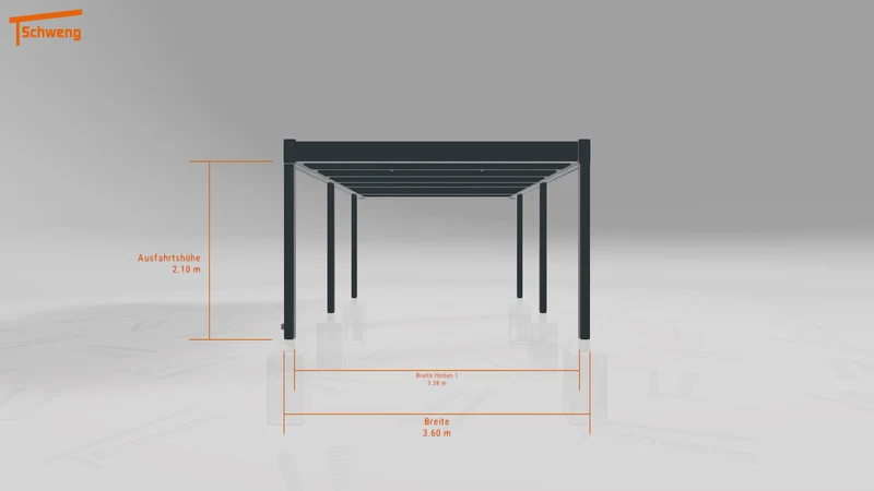 #DE Schweng Flachdachcarport C600+ (ID jj8dg7) #MTG