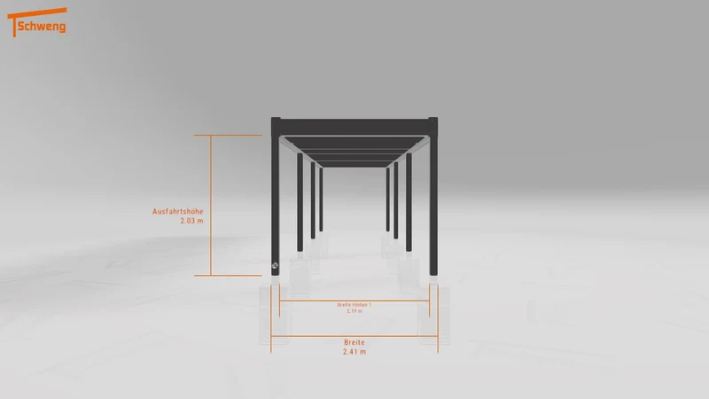 #DE Schweng Flachdachcarport C600 (ID 9wvj4q)