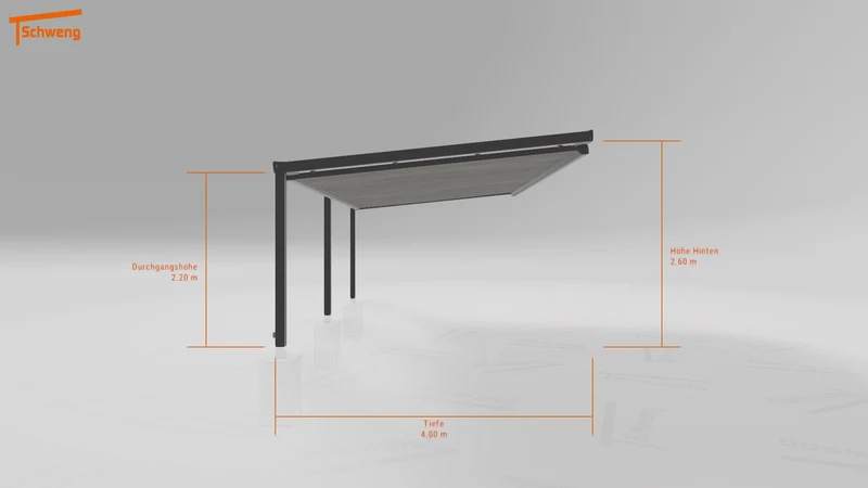 #DE Schweng Terrassenüberdachung S400 (ID qdv7nn)