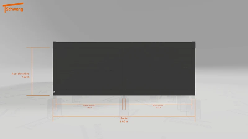 #DE Schweng Flachdachcarport C600+ (ID ygjdjb) #MTG