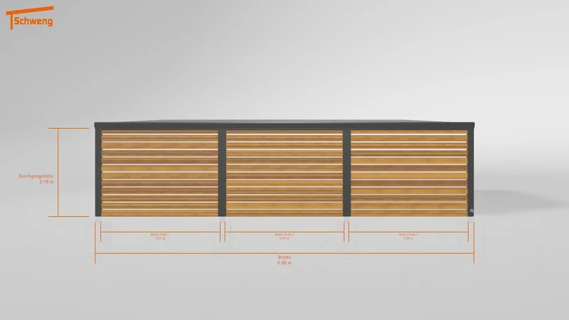 #DE Schweng Pultdachcarport S400 (ID ygjd7b) #MTG