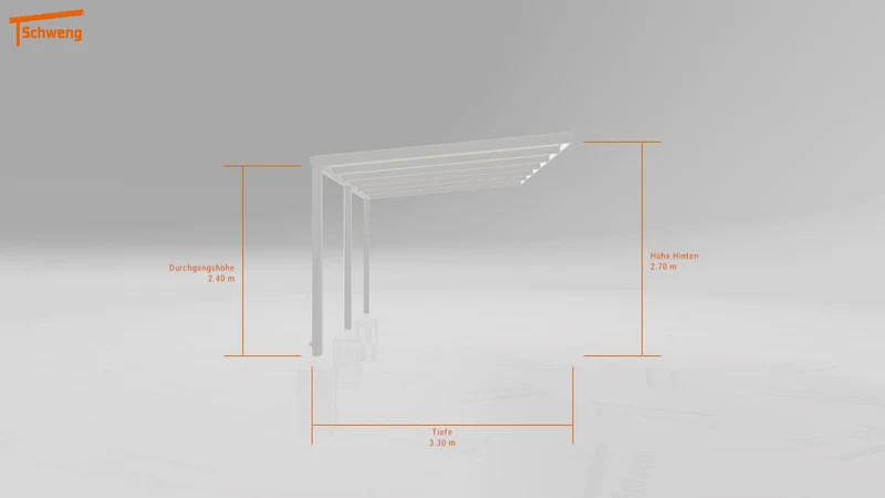 #DE Schweng Terrassenüberdachung S350 (ID bkpbkg)