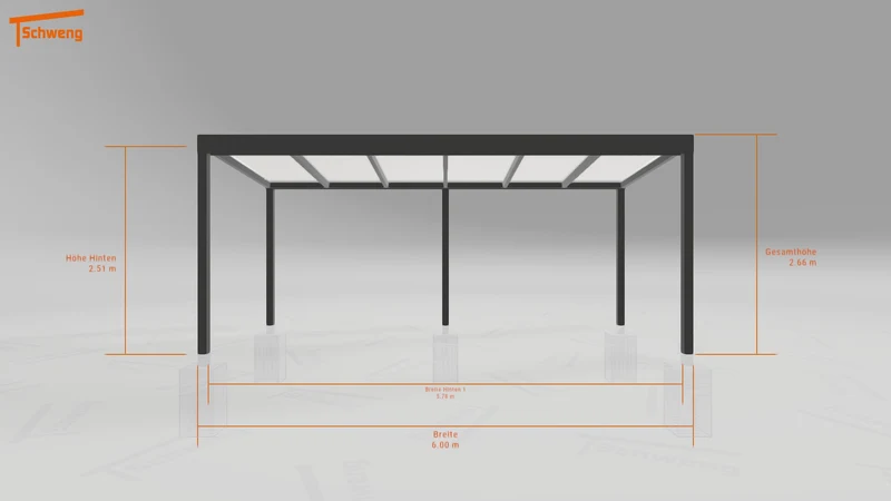 #DE Schweng Pultdachcarport S400 (ID 2q83qq) #MTG
