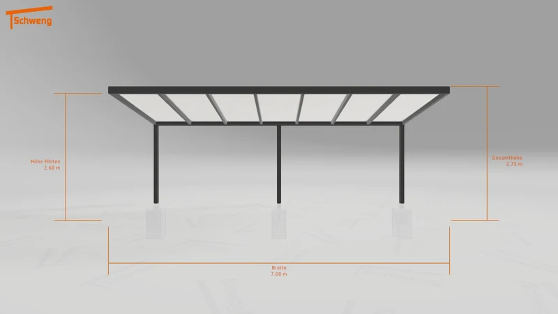 #DE Schweng Pultdachcarport S350 (ID qdv8gk) #MTG