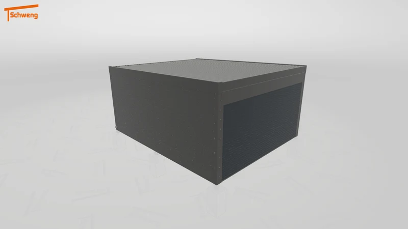 #DE Schweng Flachdachcarport C600+ (ID rjndp9) #MTG