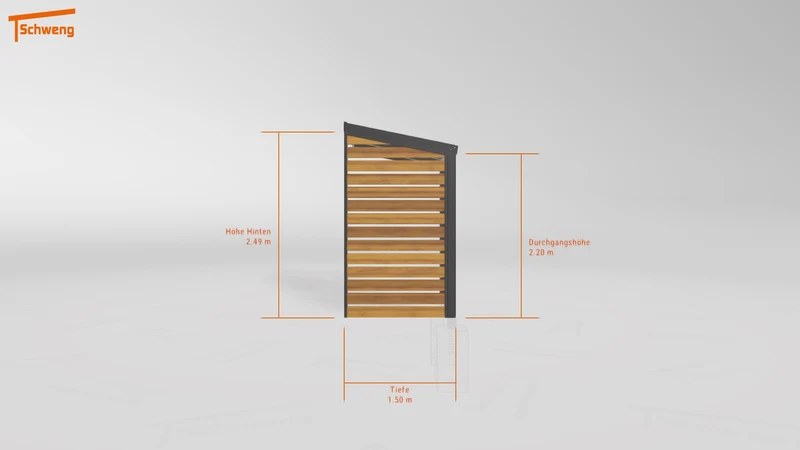 #DE Schweng Terrassenüberdachung S350 (ID bkpyq3)