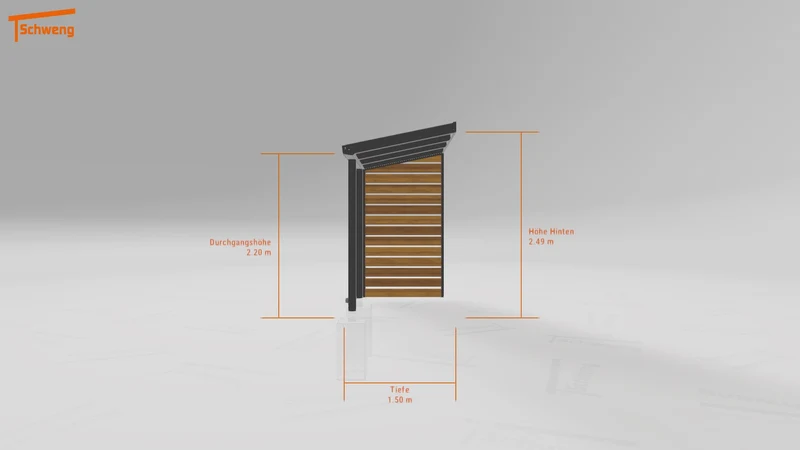 #DE Schweng Terrassenüberdachung S350 (ID bkpyq3)