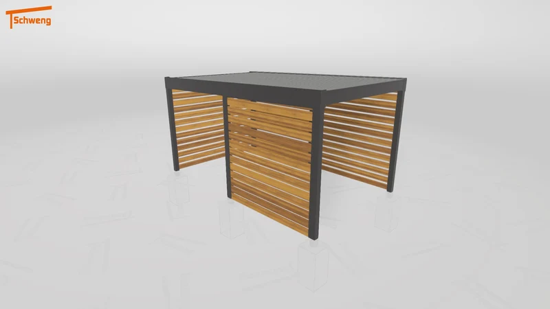 #DE Schweng Flachdachcarport C600+ (ID dvn9qq) #MTG
