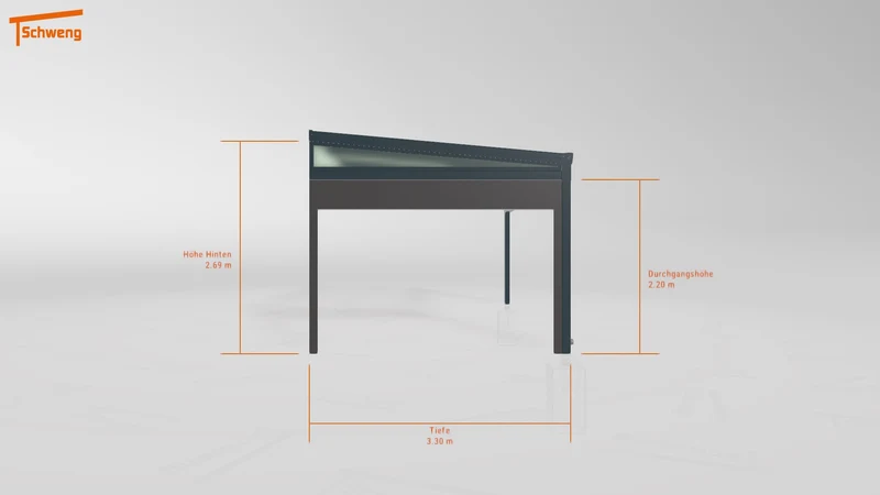 #DE Schweng Pultdachcarport S400 (ID g75v44) #MTG
