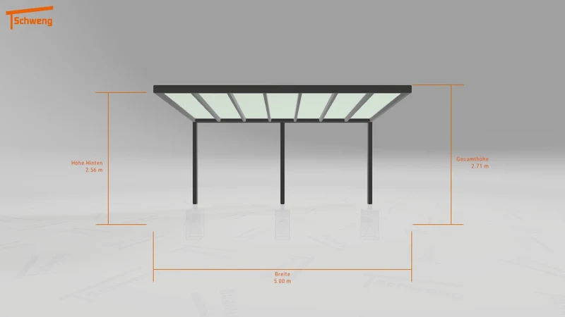 #DE Schweng Terrassenüberdachung S350 (ID ygjmpz)