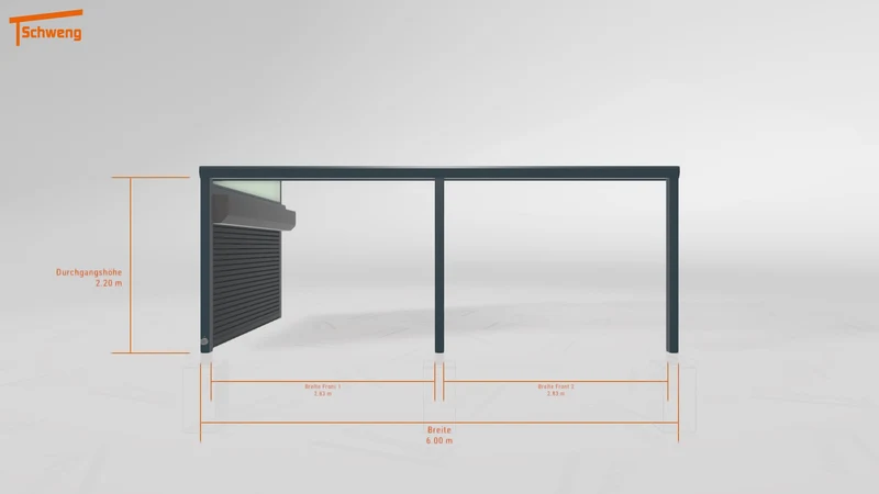 #DE Schweng Pultdachcarport S400 (ID bkprwb) #MTG