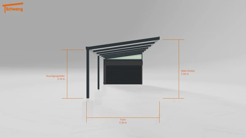 #DE Schweng Pultdachcarport S400 (ID bkprwb) #MTG