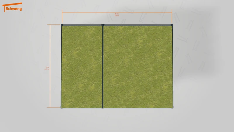 #DE Schweng Flachdachcarport C600+ (ID rjn4bm) #MTG