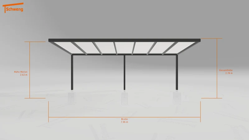 #DE Schweng Pultdachcarport S400 (ID 2q8vzr)