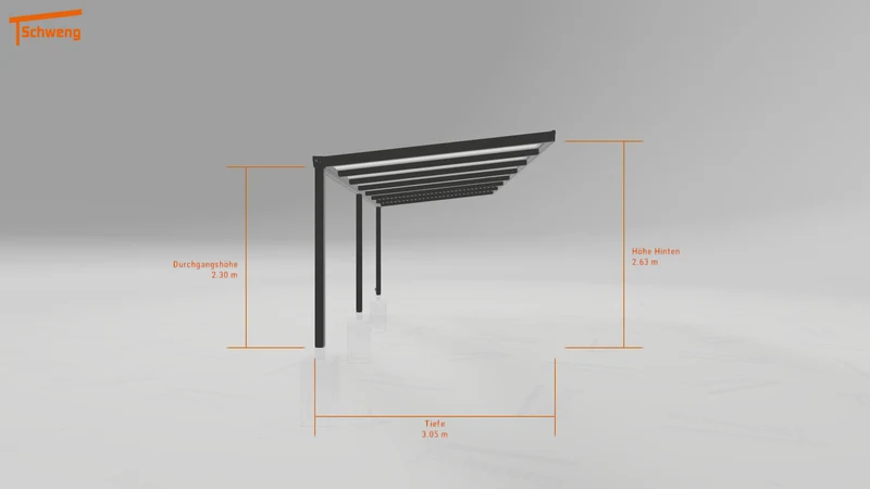 #DE Schweng Pultdachcarport S400 (ID 2q8vzr)