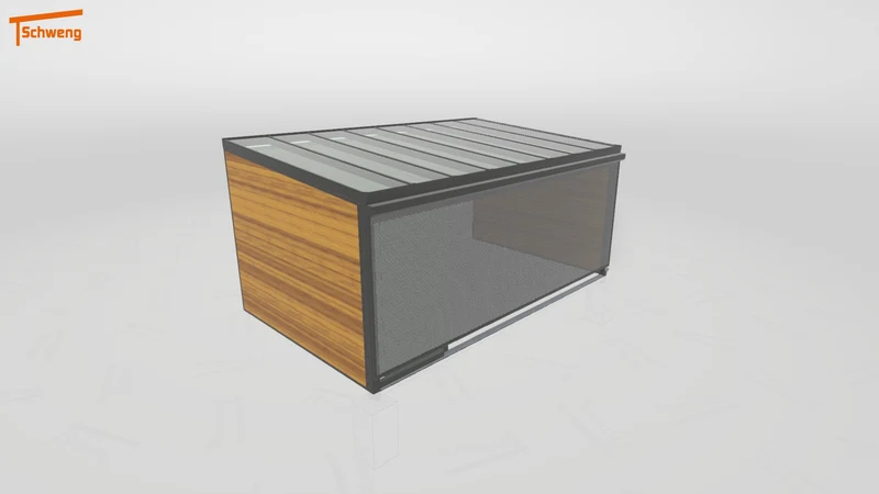 #DE Schweng Terrassenüberdachung S400 (ID qdvq44)
