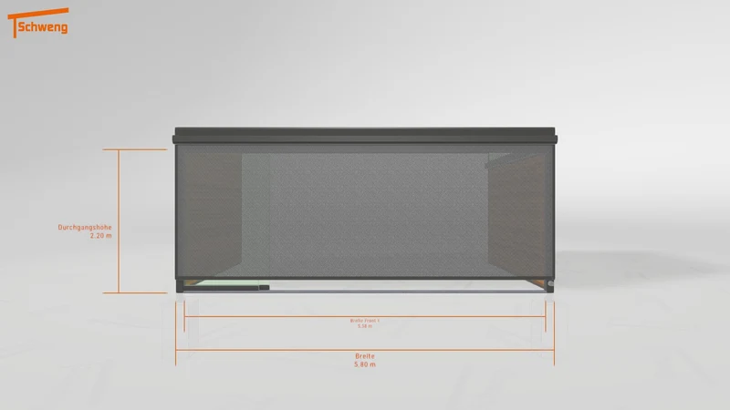#DE Schweng Terrassenüberdachung S400 (ID qdvq44)
